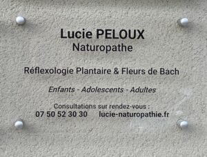 plaque lucie naturopathie limonest